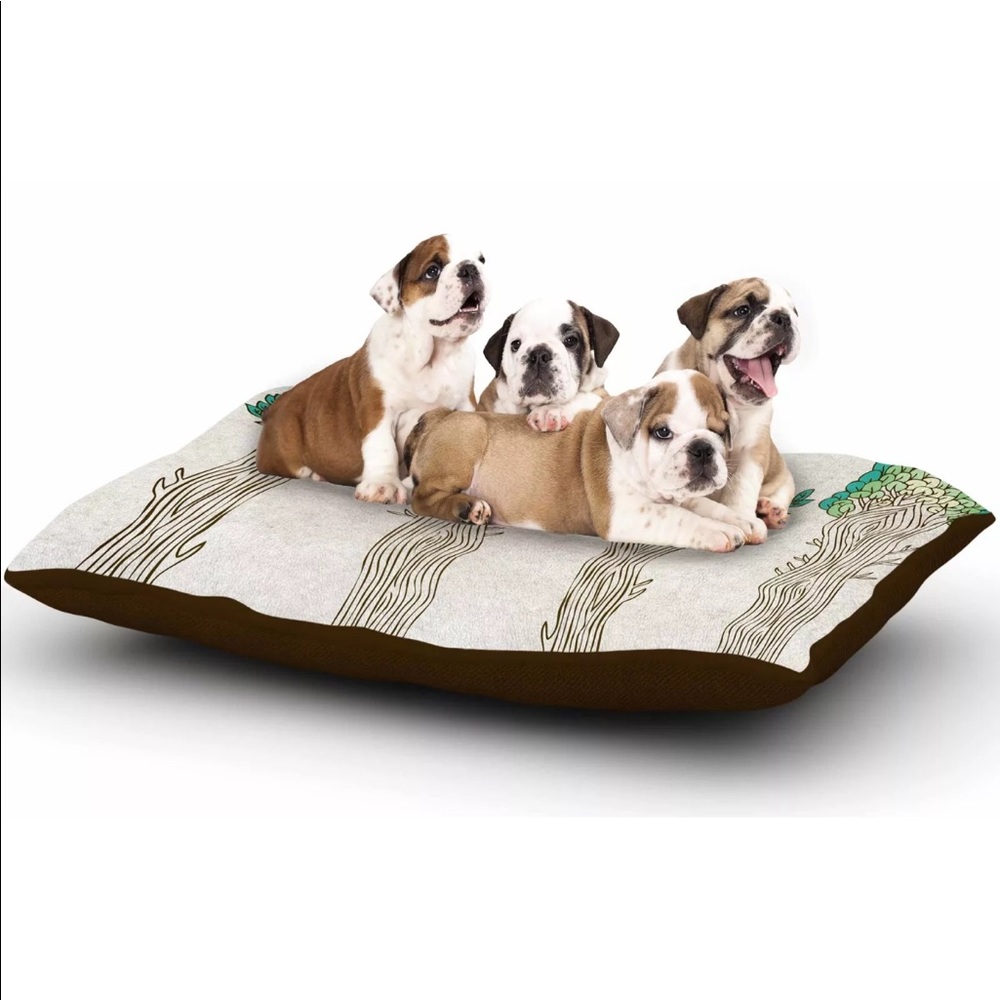 ‘Amazon Trees' Nature Fleece Dog Pillow cover